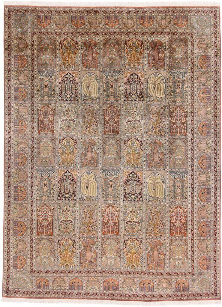 kashmir antique carpet