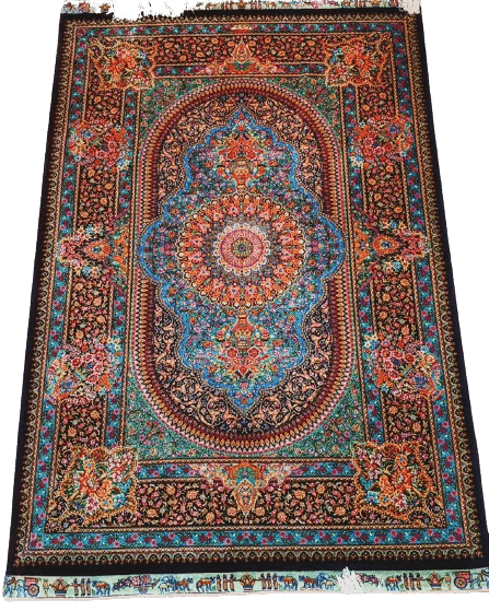 silk persian carpet