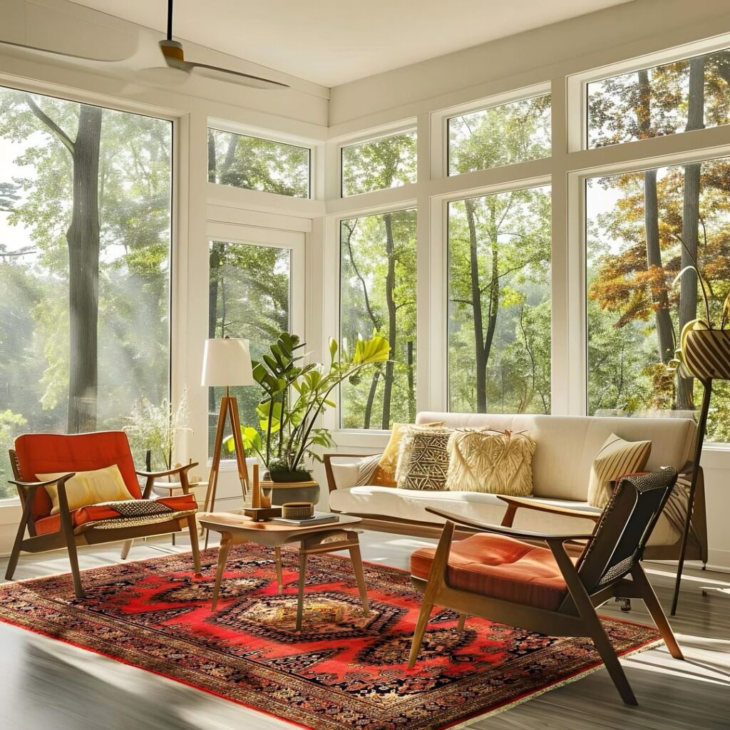 persian red carpet for living room